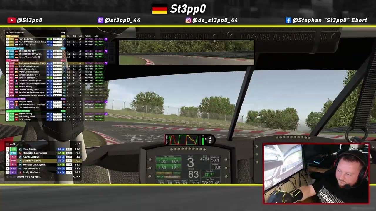 iRacing NEC Race 6 Top Split Pole Lap BMW M4 GT4