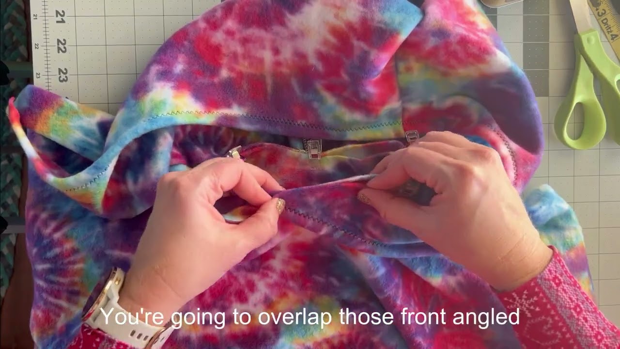 How To Make A Wearable Fleece Blanket With Hood