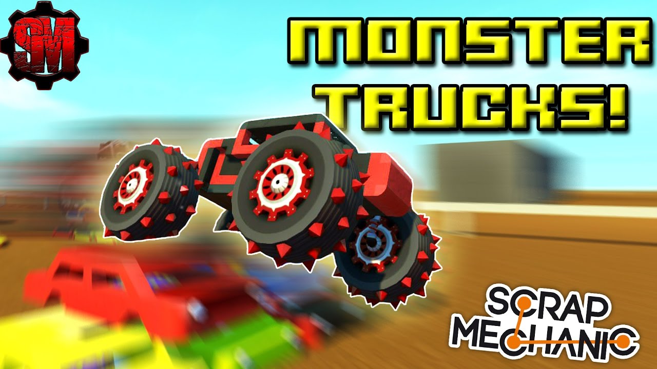 MONSTER TRUCK RACE! - Scrap Mechanic Multiplayer Monday! Ep32
