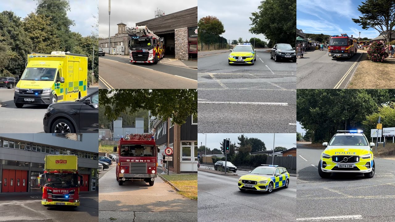 **SUMMER RECAP** lots of emergency vehicles responding ‘ returning from June to August ￼