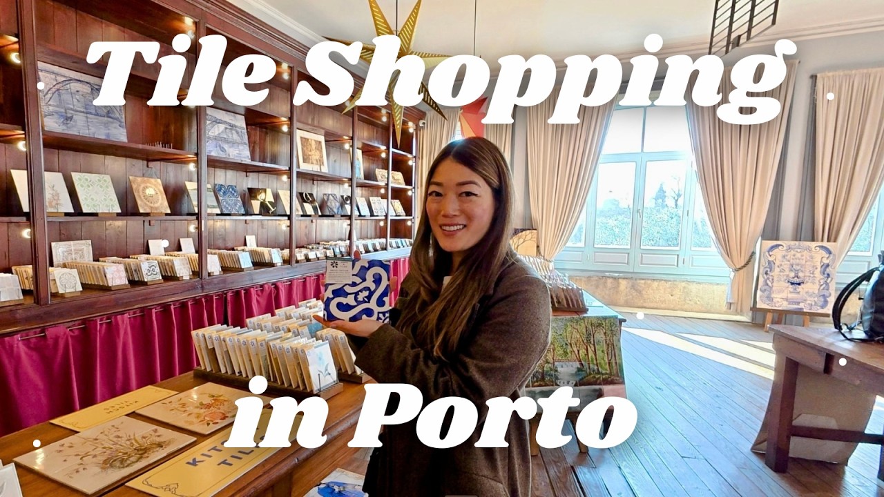 Tile Shopping in Porto - Came across the prettiest gift shop in the city!