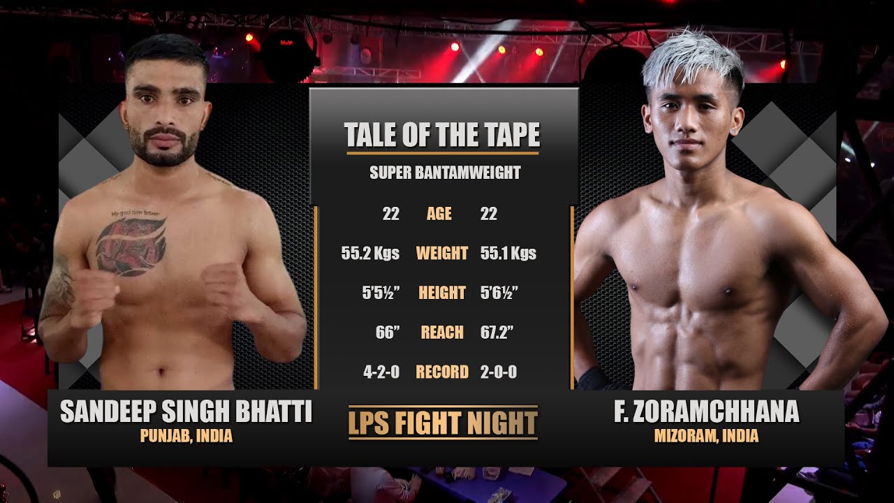 LPS Fight Night 2 | F. Zoramchhana vs Sandeep Singh Bhatti | Full Fight