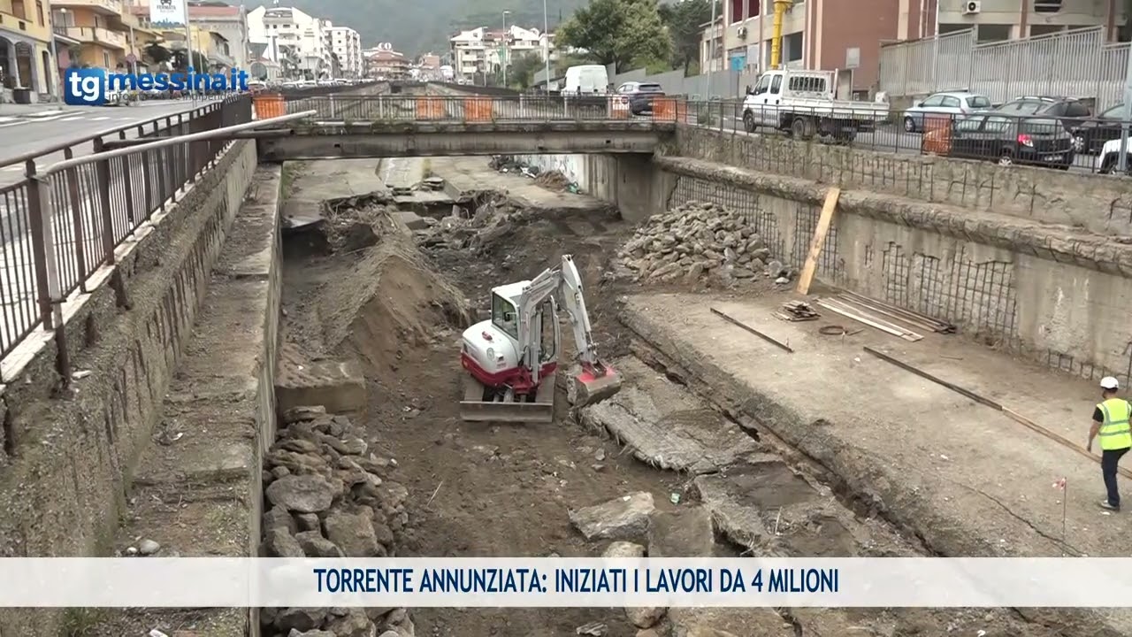 TORRENTE ANNUNZIATA: INIZIATI I LAVORI DA 4 MILIONI