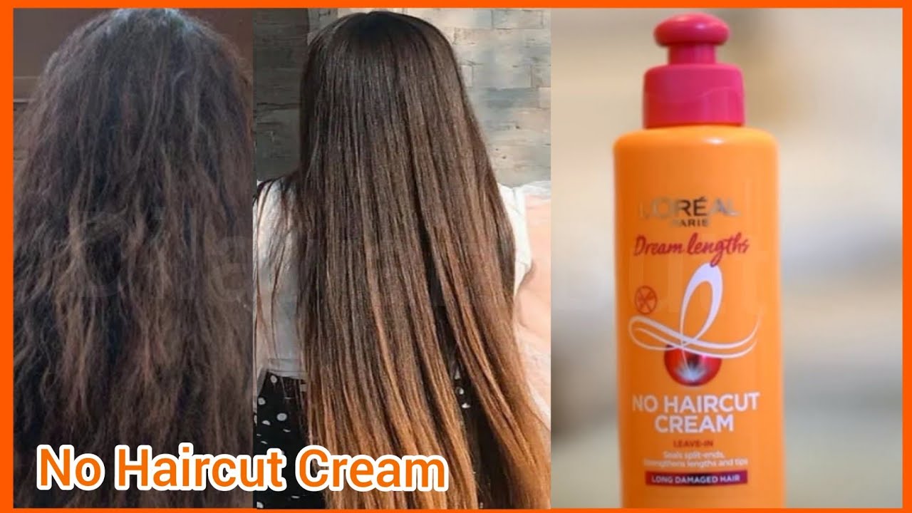 L'Oreal no haircut cream Review || Bye Bye split ends |Dilawaiz Butt