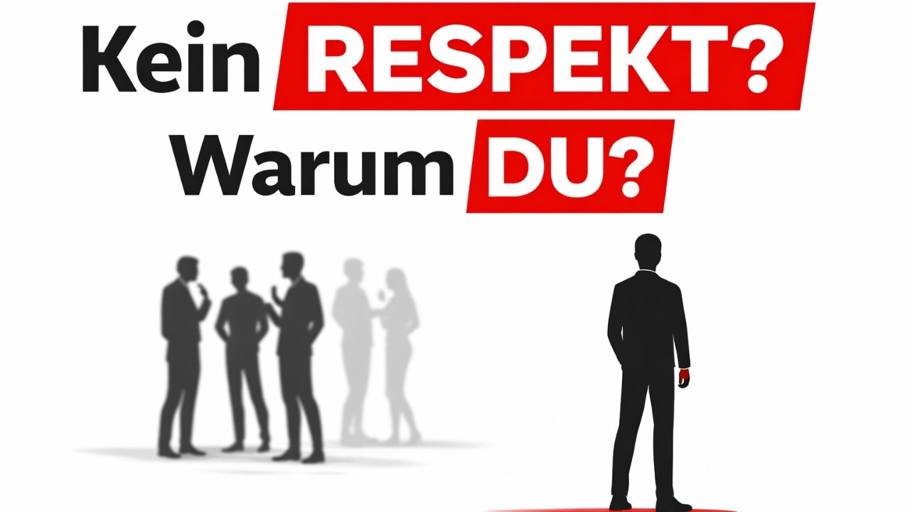 Der wissenschaftliche Grund, warum Menschen dir keinen Respekt entgegenbringen!