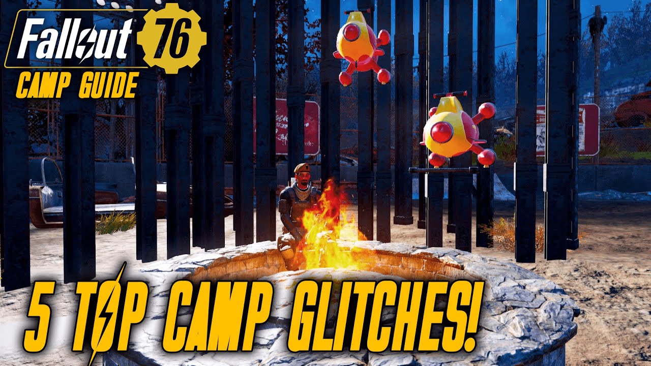5 AMAZING CAMP GLITCHES! | Fallout 76 Camp Building Tutorial