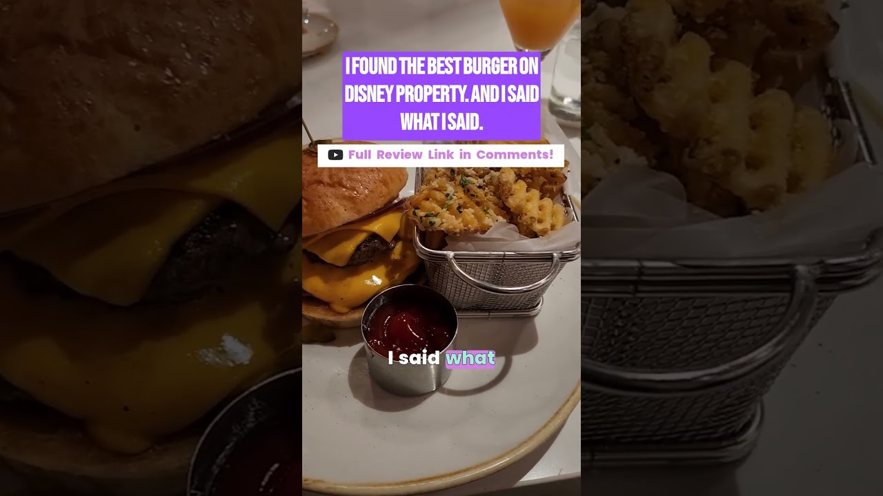 ЛУЧШИЙ бургер в Disney находится в Steakhouse 71?! #disneyworld #steakhouse71 #обзоредыdisney