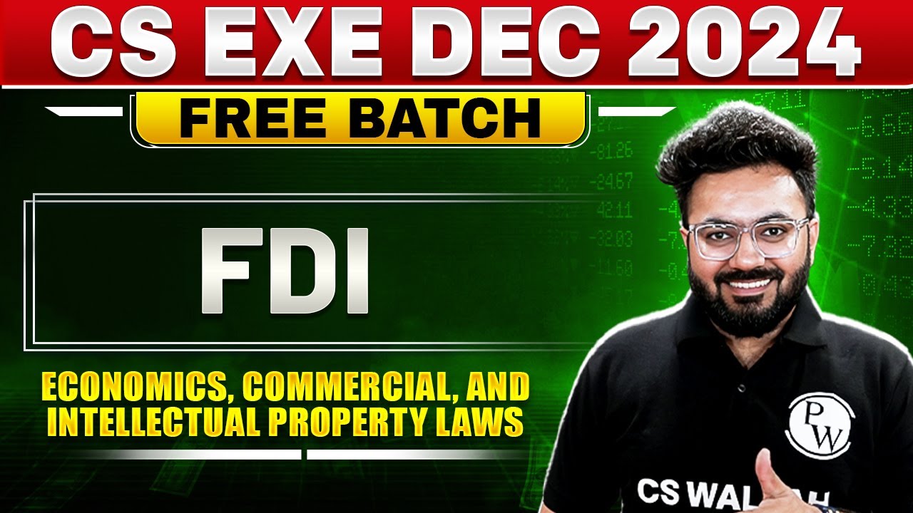 FDI | ECIPL | CS Exe Dec Free Batch 2024