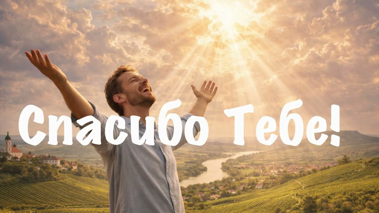 Спасибо Тебе!!! Спасибо Богу! Позитивная песня! Современная песня!