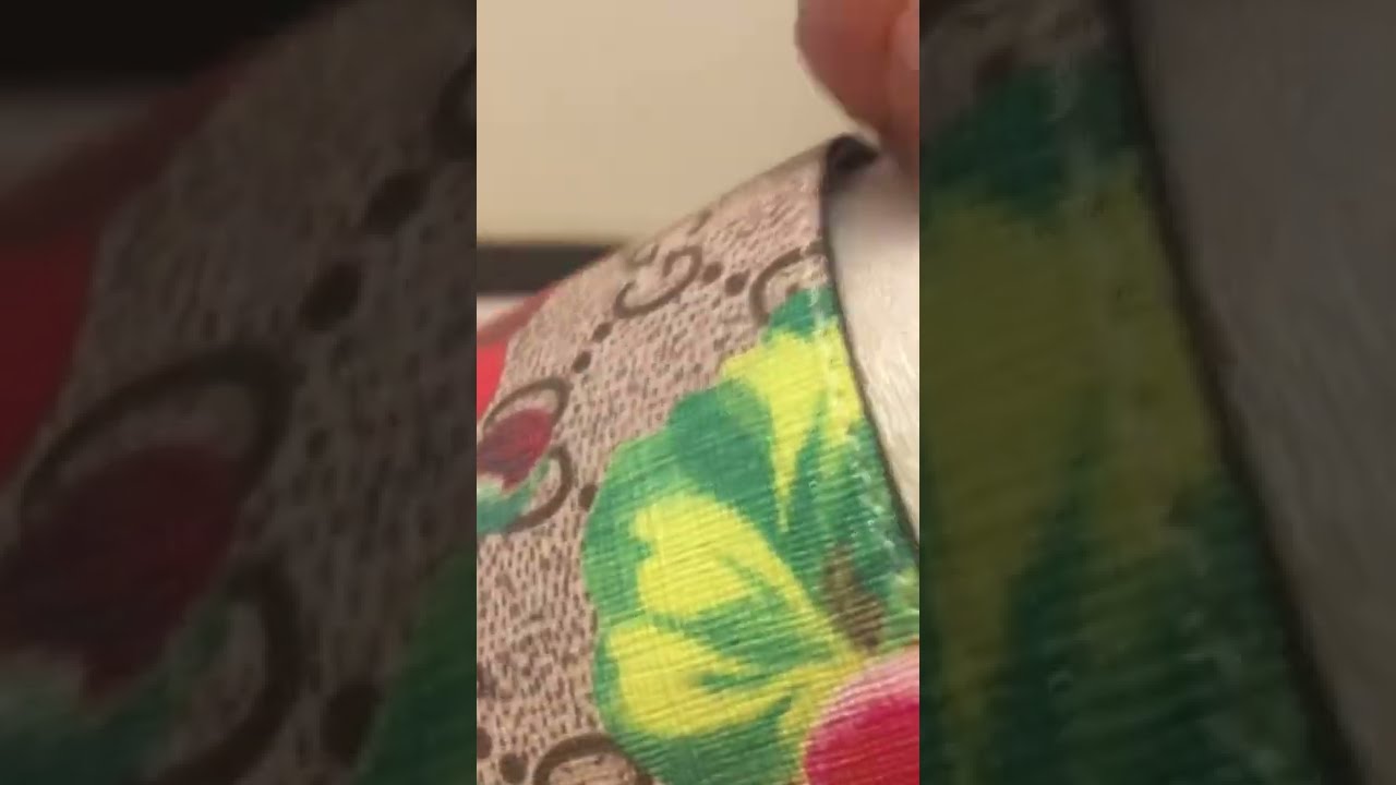 Gucci GG Blooms Supreme Floral Slide Sandals | Luxury ASMR