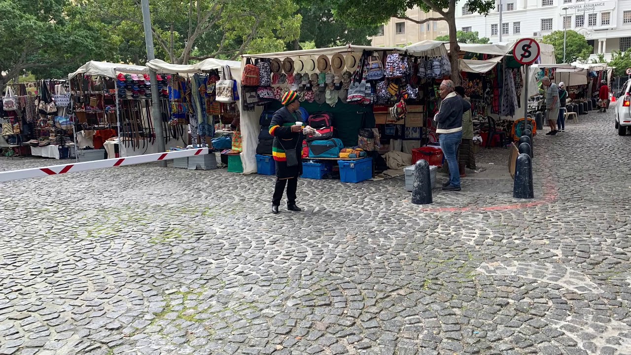 Greenmarket square in Cape Town Africa