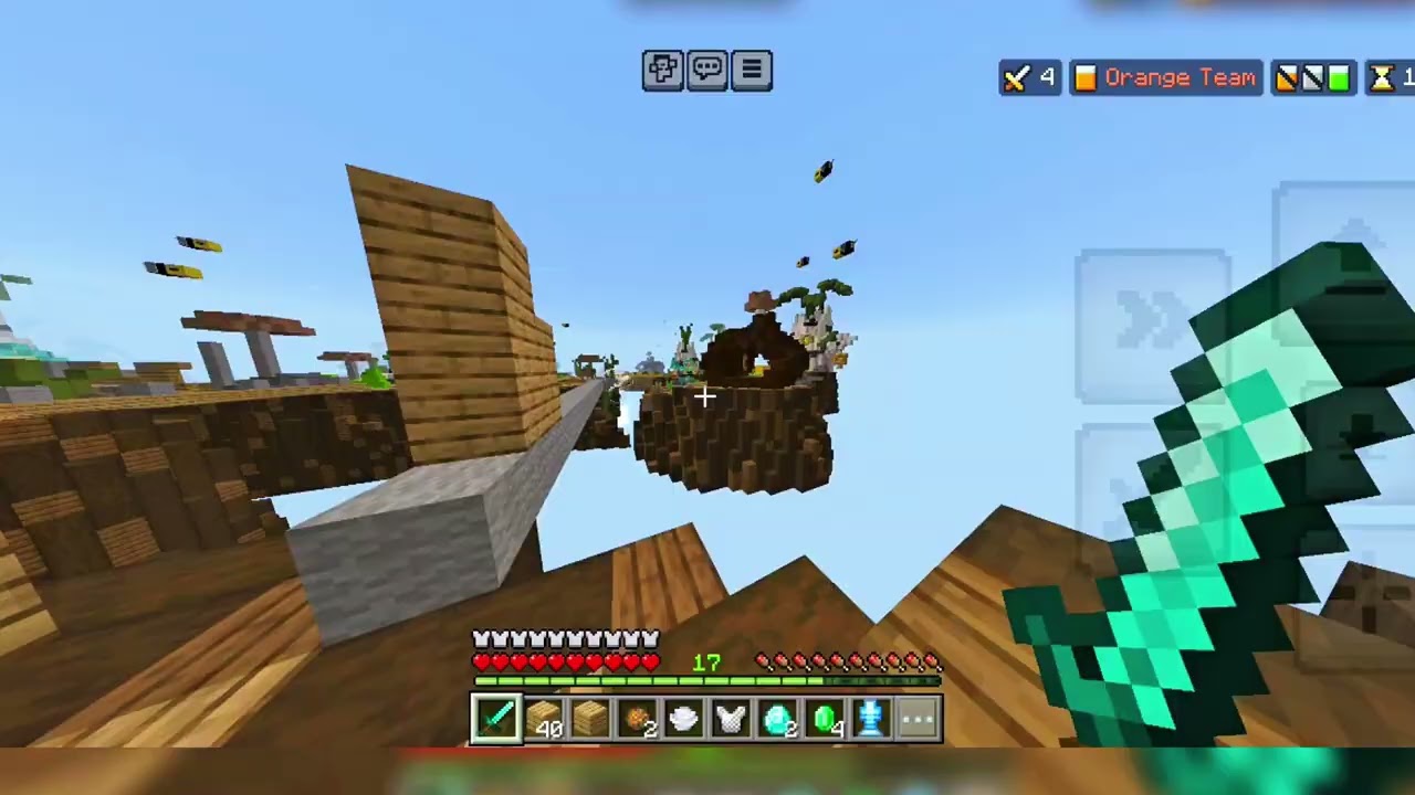 Playing bedwars but I am noob😭 |Mooncat|