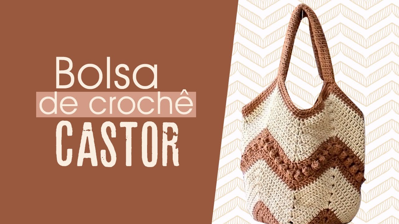 Bolsa de Crochê Castor