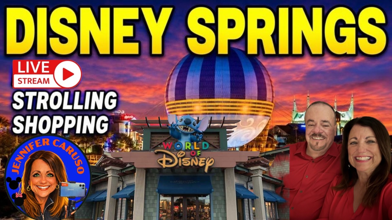 🔴LIVE Disney Springs Walt Disney World 8/4/2026