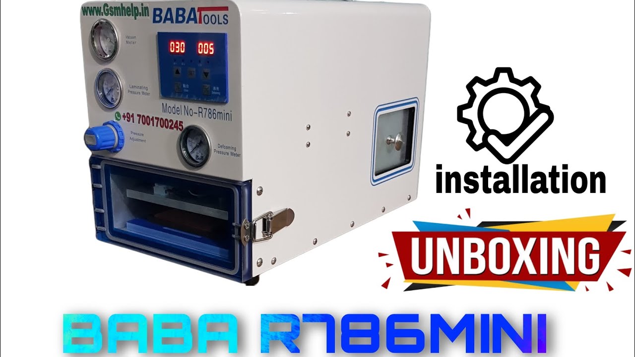 BUBBLE FREE OCA MACHINE BABA 786 MINI