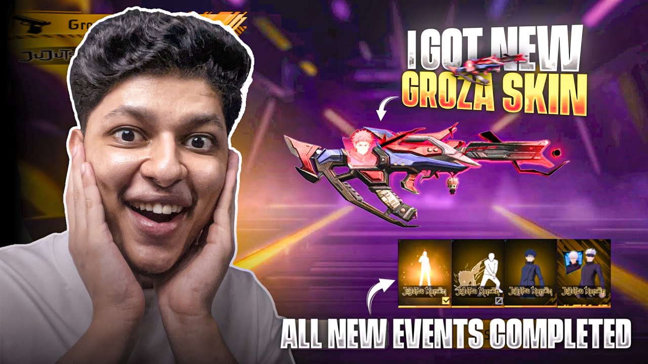 New Groza Skin കിട്ടി 😱 Megumi Bundle & New Emote എടുത്തു 😨 Free Fire Malayalam