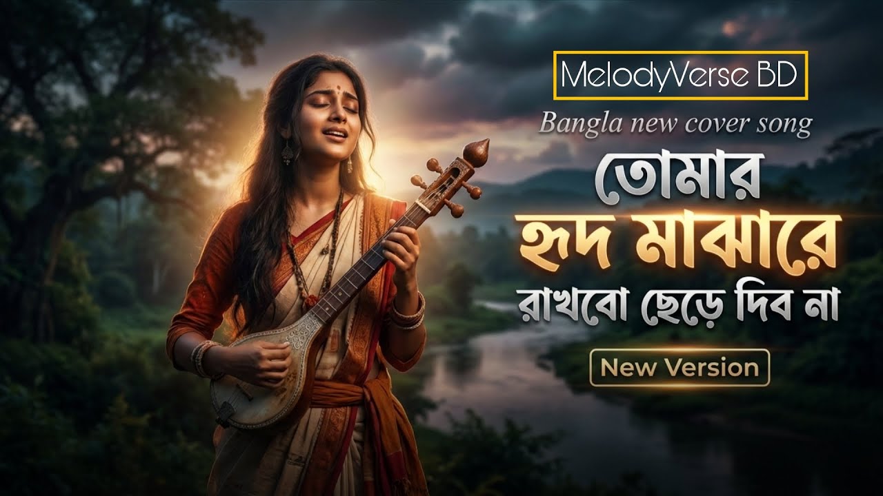 হৃদ মাঝারে রাখবো, ছেড়ে দেবো না | Hrid Majhare Rakhibo - New Modern Folk Fusion 2024