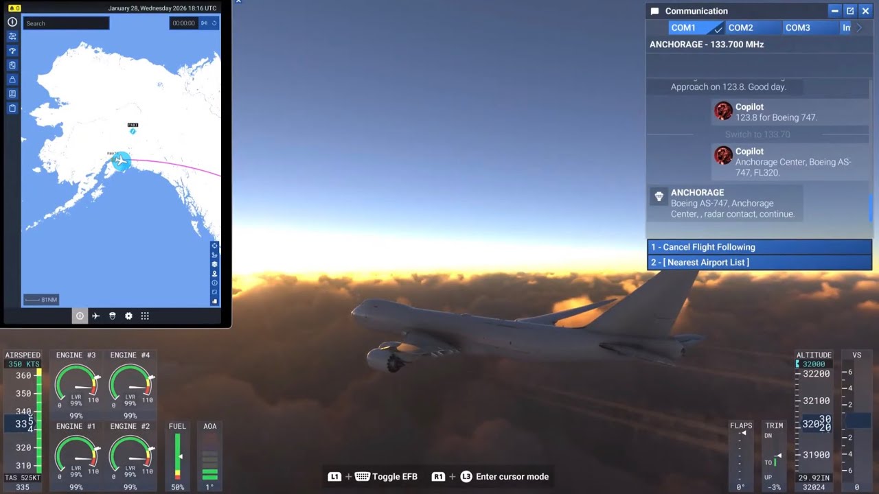 Flying from ANC TO CVG