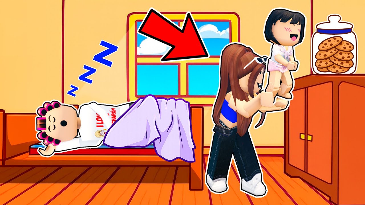 ROBAMOS TODAS LAS GALLETAS de la ABUELA en ROBLOX🤶🍪