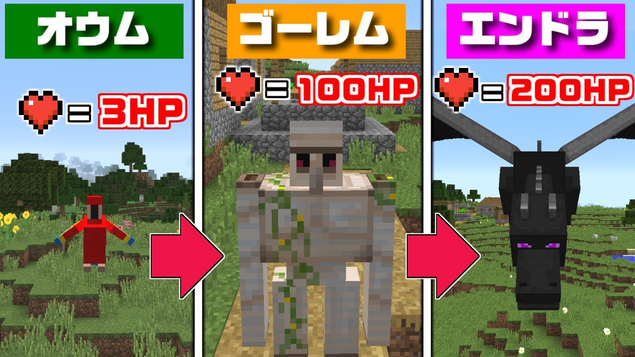 【マインクラフト】1分ごとにランダムのモブに変身する世界でサバイバルしたらまさかの結果に...！？