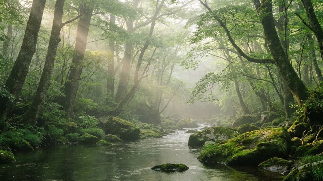 Gentle River Sounds with Piano & Birds – Daily Nature’s Medicine for a Calm Mind