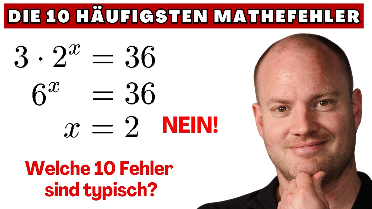 DAS sind die 10 häufigsten Mathefehler – machst DU sie auch?