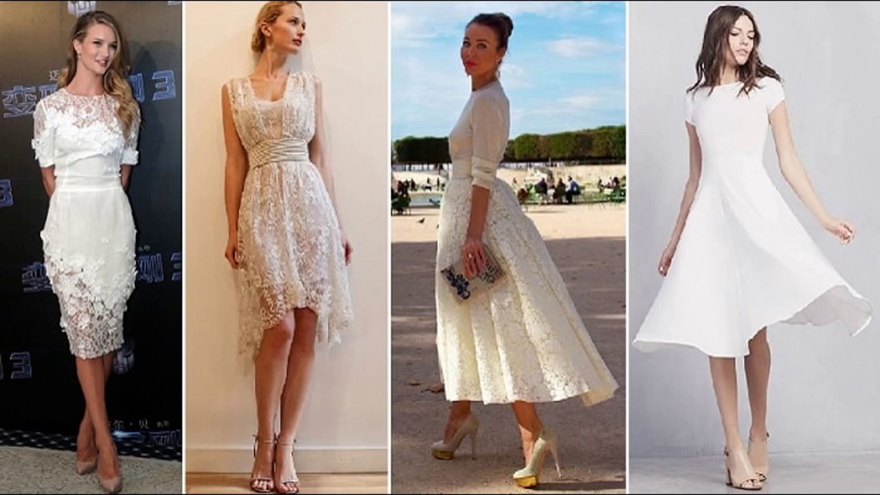 Vestido Para Casamento Civil Longos e Curtos Cores (+ Dicas)