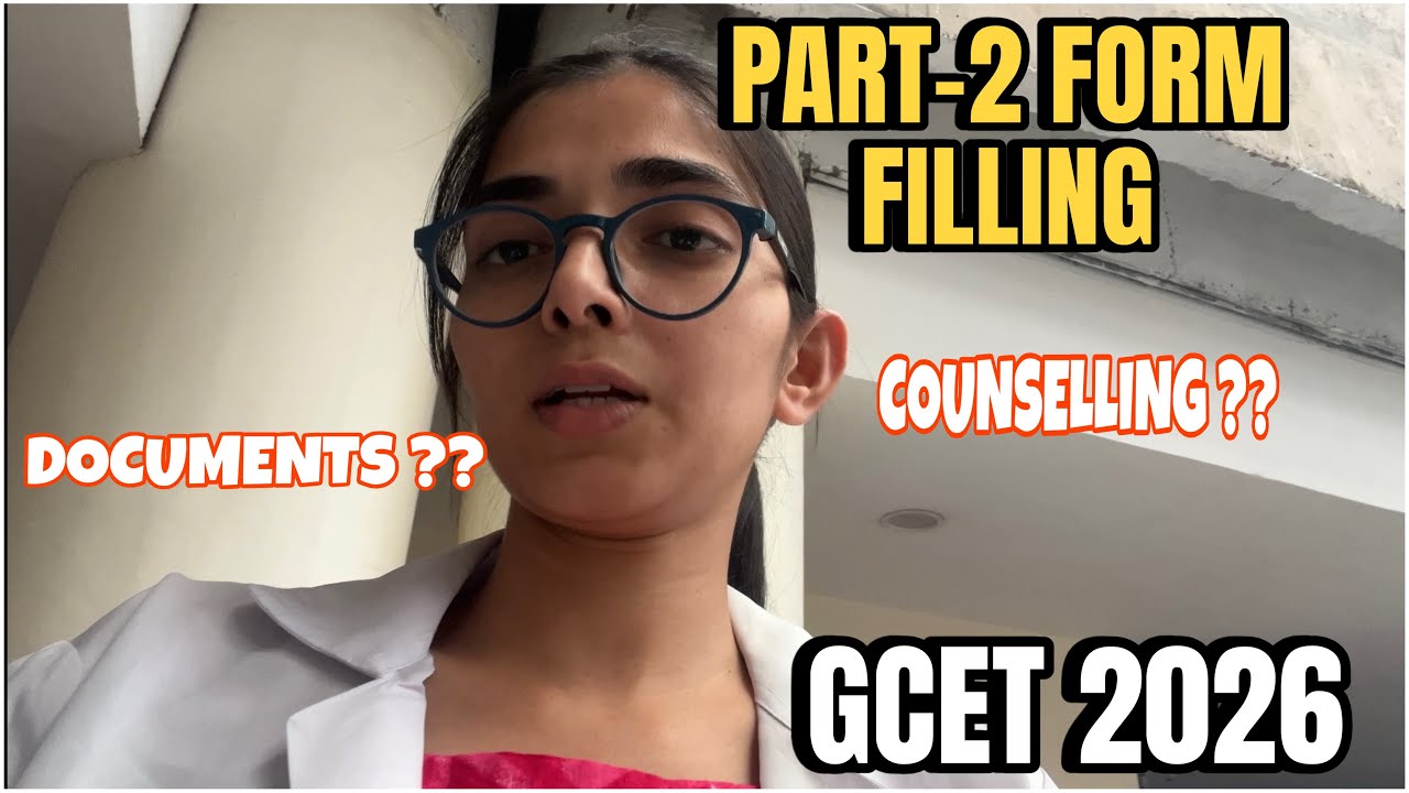 PART-2 form filling | GCET 2026 | GMCH Chandigarh | Bsc nursing entrance exam | Rituvlogs32 