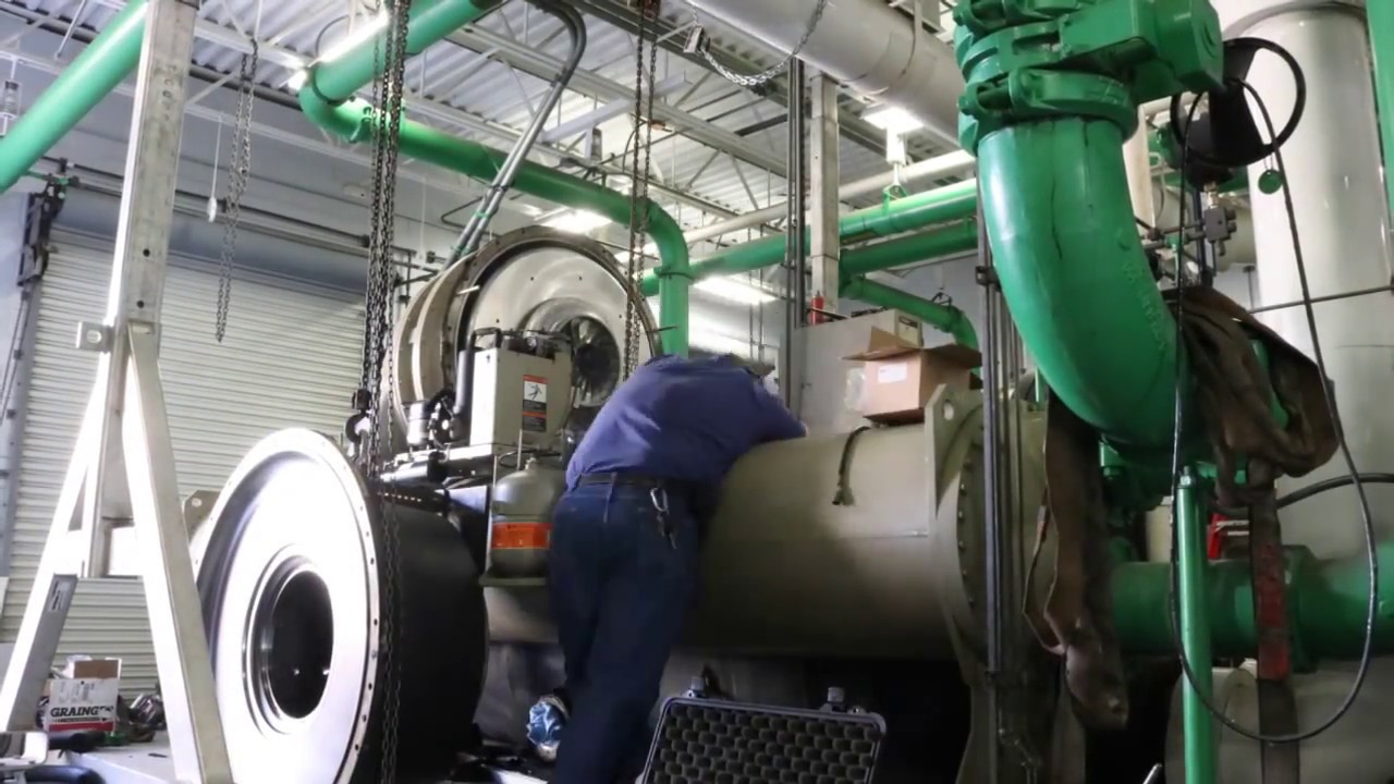 Trane CVHE Chiller Overhaul Teardown