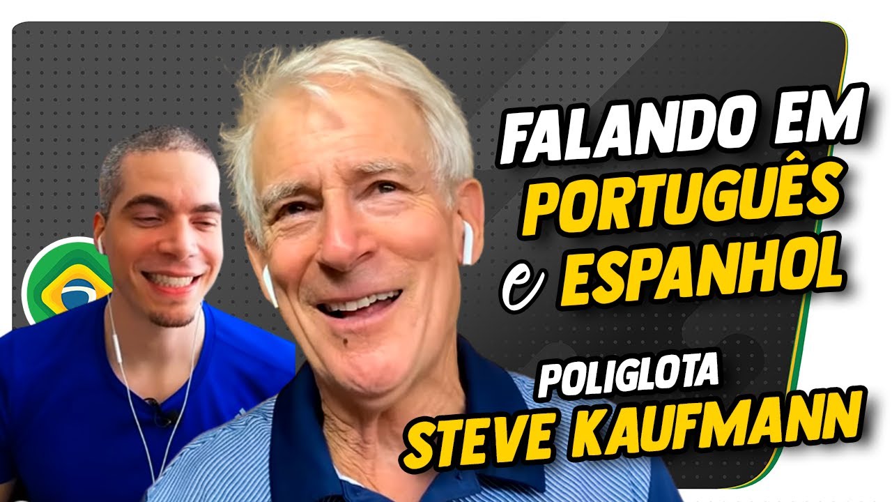 Poliglota @Thelinguist falando em Português e Espanhol - Philipe Brazuca