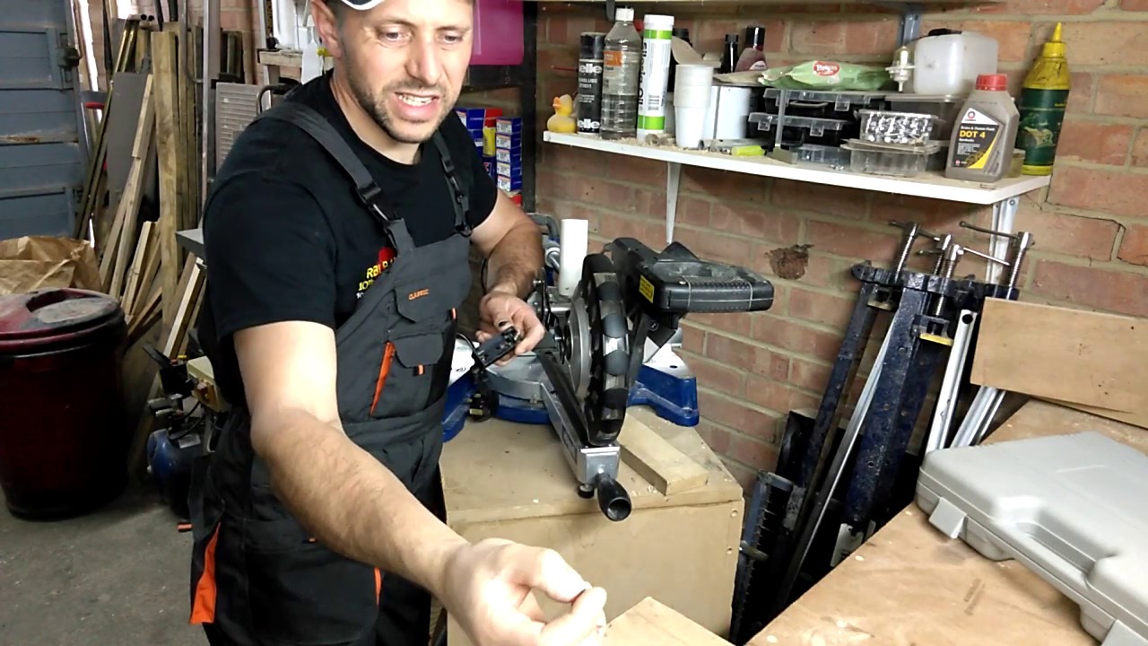 Wymiana włącznika lasera w ukośnicy Scheppach/Mitre saw laser switch replacement