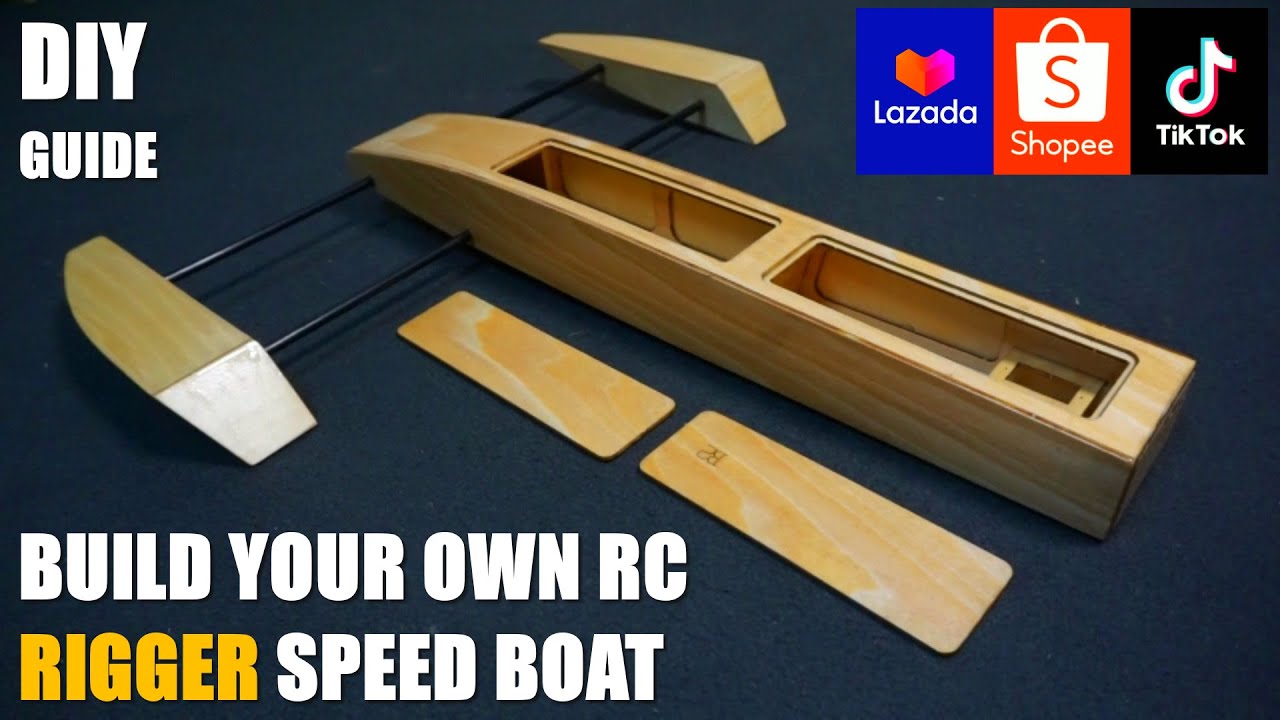 DIY Rigger RC Boat: Build Your Own RC Boat from Shopee, Lazada, and TikTok Kits