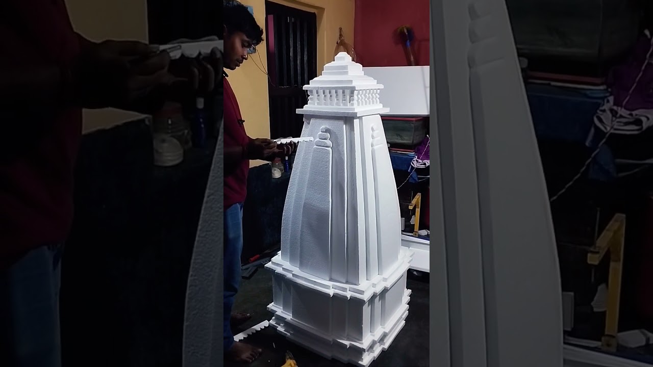 making of kedarnath temple model, shorts