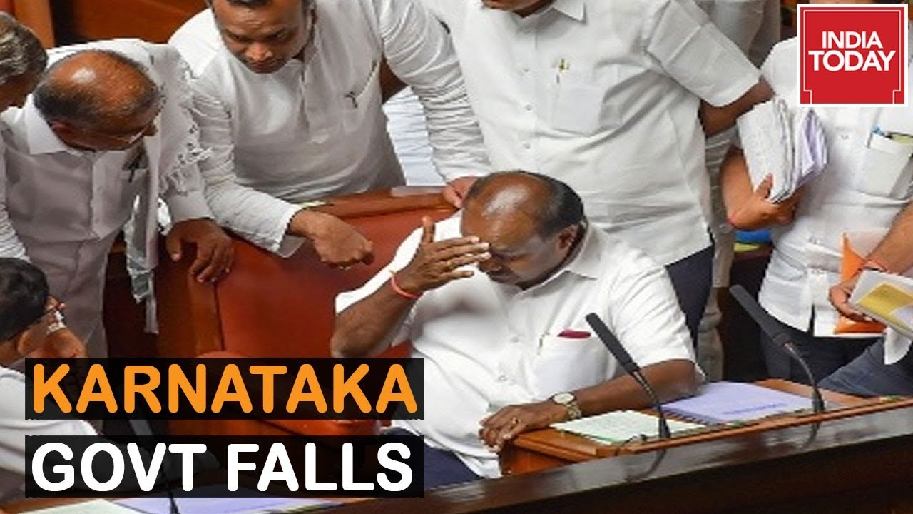CM Kumaraswamy Loses Trust Vote; Congress-JDS Coalition Govt Falls In Karnataka