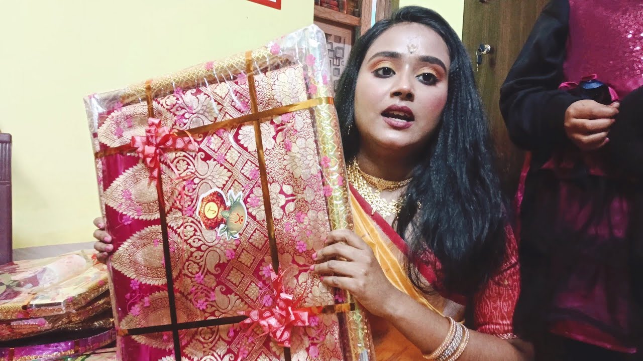 ছেলে পক্ষ থেকে আসা তত্ত্ব দেখালাম|| বিয়ের তত্ত্ব|| #pwoa #bengalivlog #wedding #gifts #viralvideo