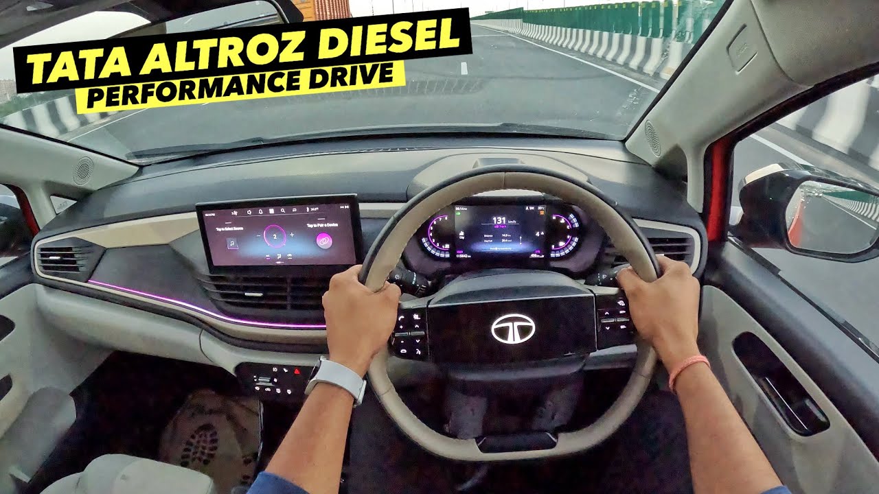 Обзор дизельного автомобиля Tata Altroz ​​1.5 с механической коробкой передач: пробег, производит...