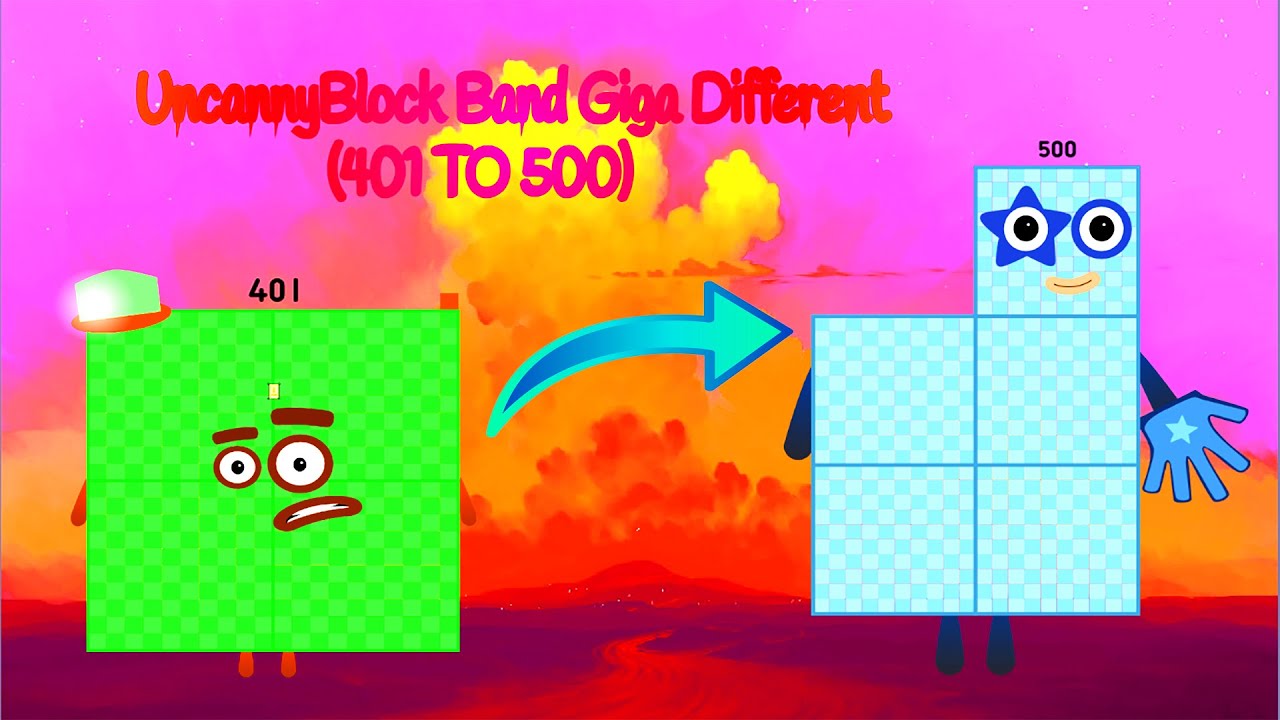 UncannyBlock Band Giga Different (401 to 500)