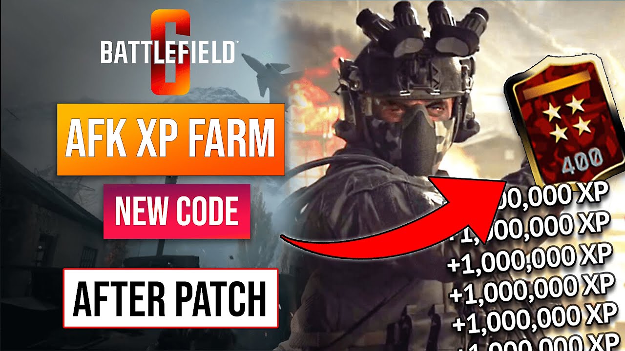 AFK Solo Battlefield 6 XP Farm! (New Code!) After Patch! Max Levels Fast!