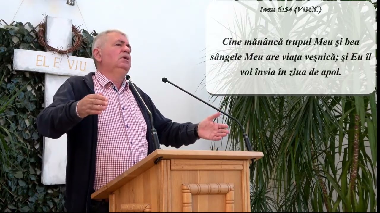 Adevarat, adevarat va spun ca cine crede in Mine are viata vesnica | Ioan 6:47 |