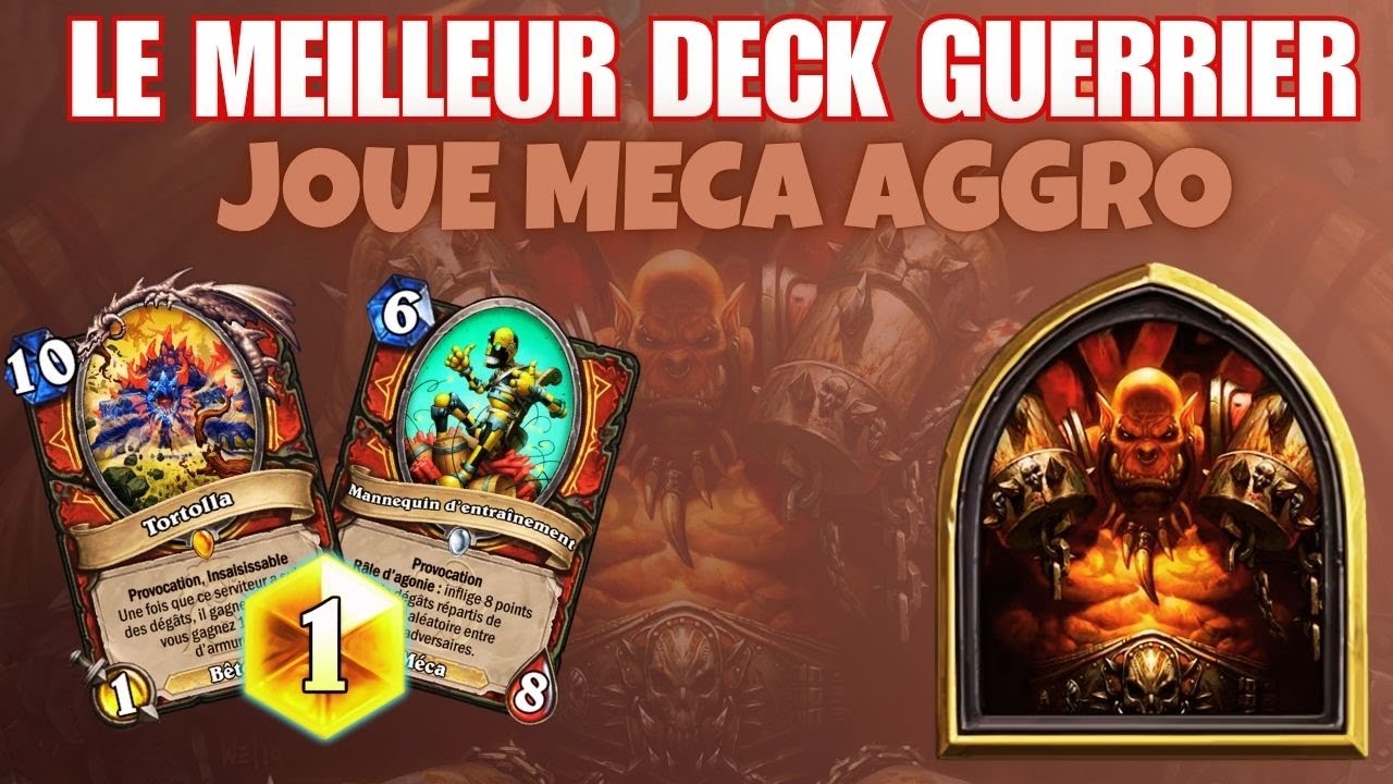HEARTHSTONE FR : GUERRIER MECA - OUI VOUS AVEZ BIEN LU !