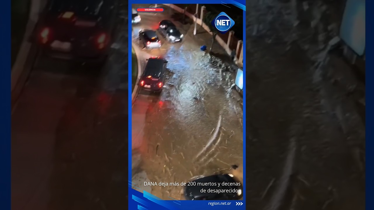 #Valencia: #DANA deja m&aacute;s de 200 muertos y decenas de desaparecidos. El comienzo de la #inundaci&oacute;n
