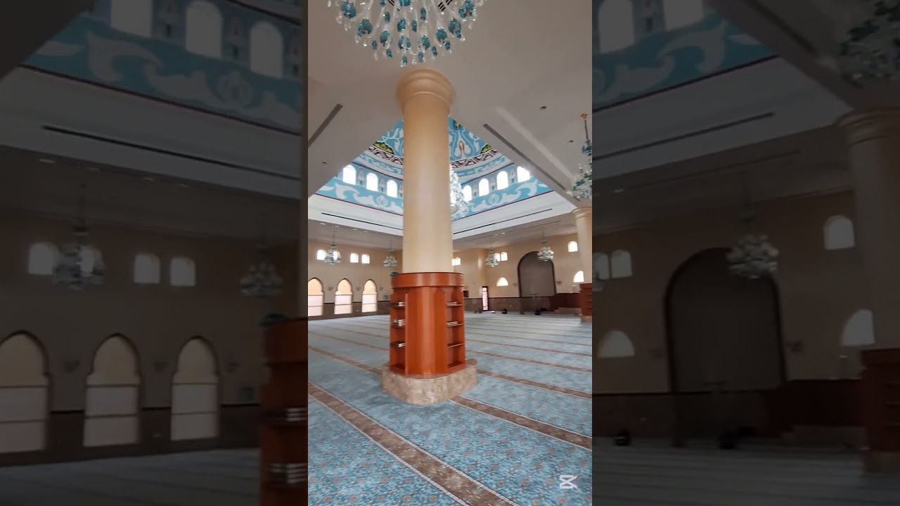 Spiritual Beauty of Dubai Mosque  Day & Night Cinematic