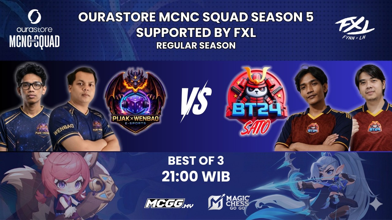 OURASTORE MCNC SQUAD S5 SUPPORTED BY FXL | REGULAR | PExWNB VS BT24 SATO | DAY 3