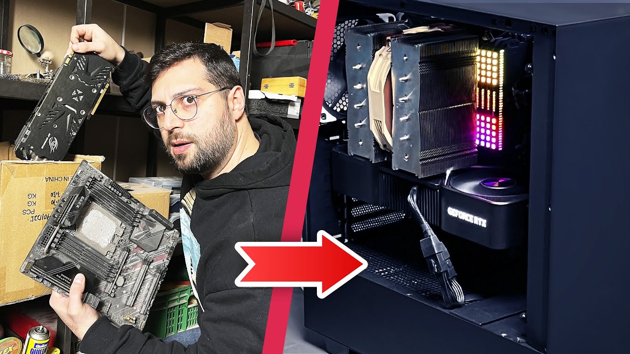 Montado un PC con COSAS QUE TENÍA POR AHÍ... (Pero es una BESTIA)