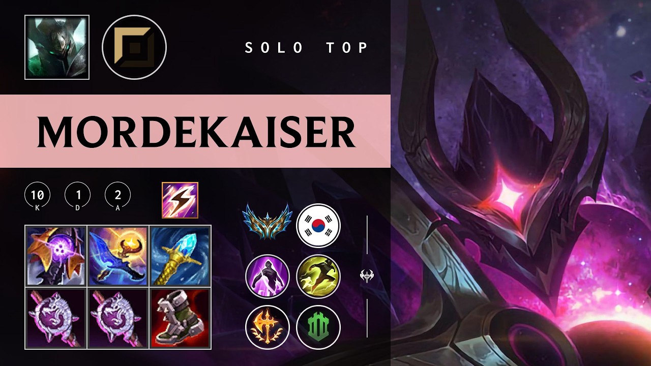 Mordekaiser Top vs Urgot - KR Challenger Patch 26.04