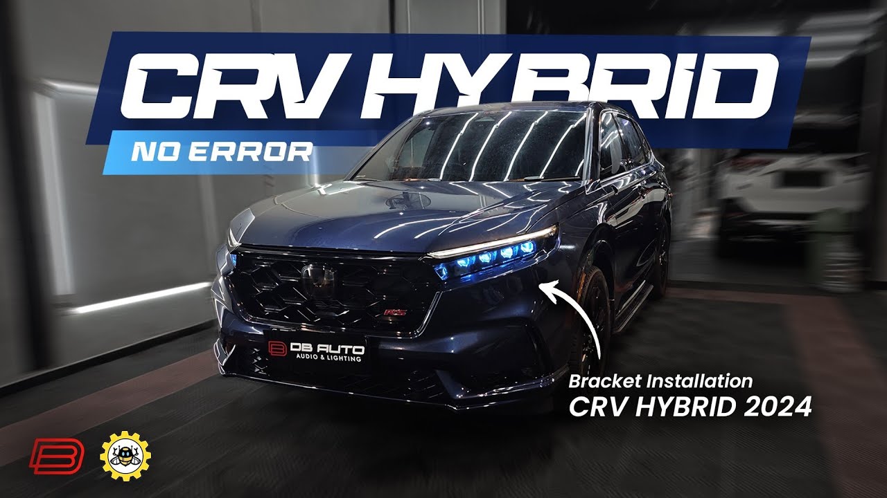 MOBIL SULTAN Upgrade Headlamp Super TERANG !!! HONDA CRV HYBRID 2024 NO ERROR !