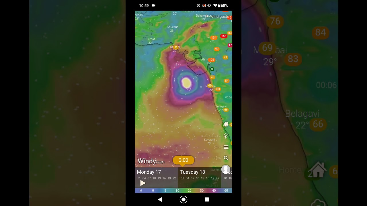 Tropical Cyclone Karachi Alert | Heavy Rains | Storm In Karachi |
