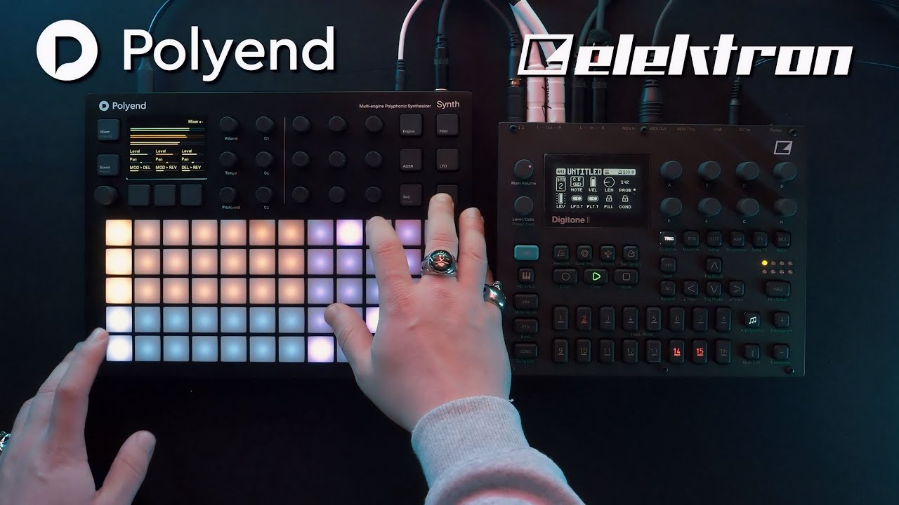 🎛️ Live Techno Jam:🔊 Elektron Digitone II & Polyend Synth 🎹Improvisation