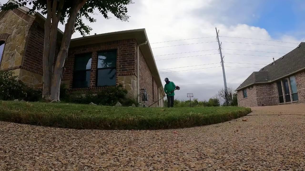 Weed eating Live from my GoPro