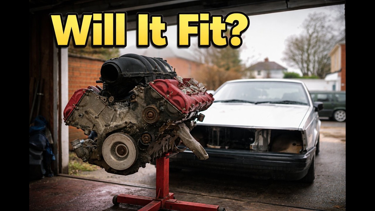 Ferrari Engine in a Volvo 740...Will It Fit?